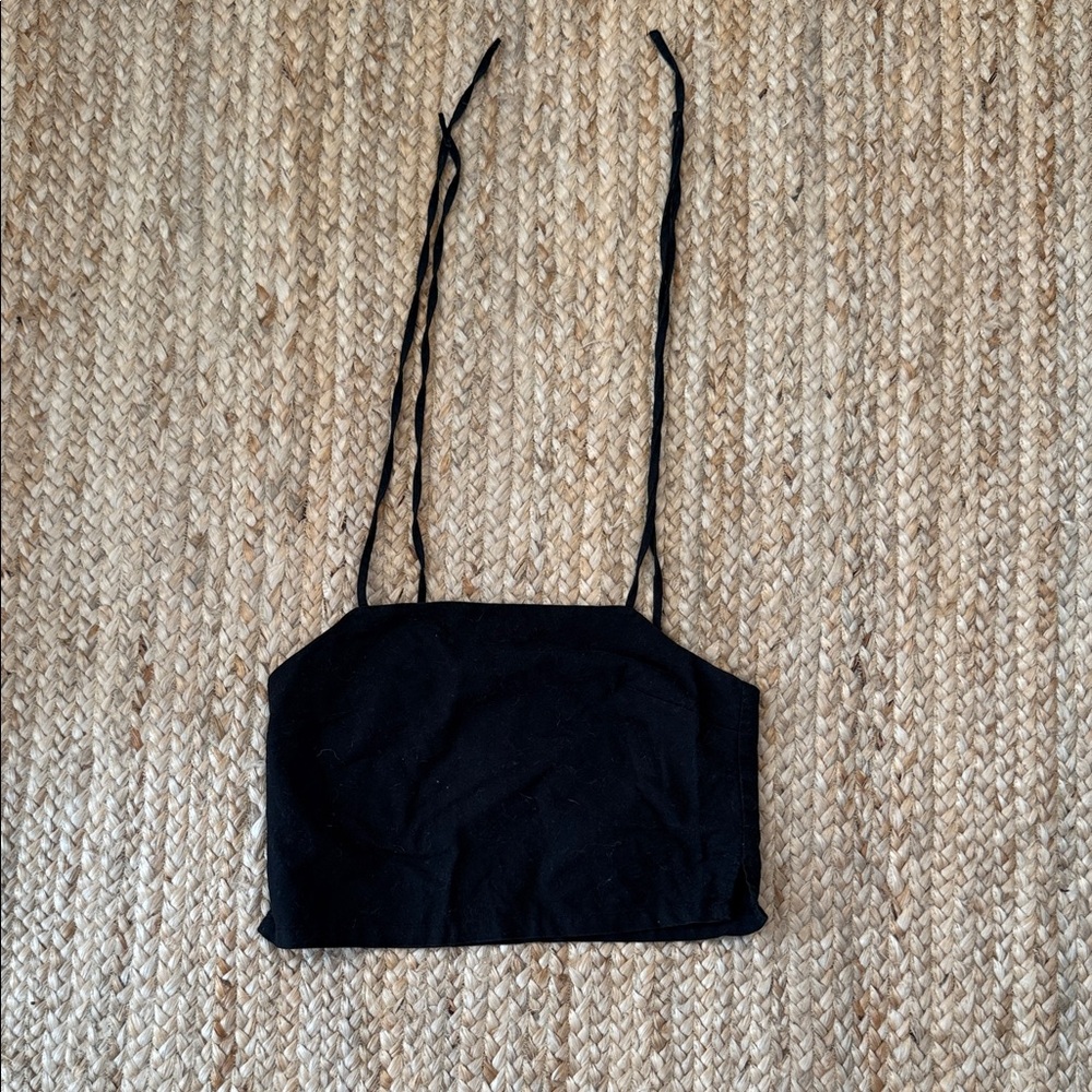 PacSun Black Crop Top